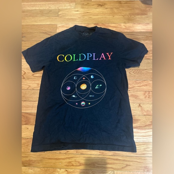 Tops - Coldplay‎ Music Of The Spheres Live 2025 World Tour T-shirt Small